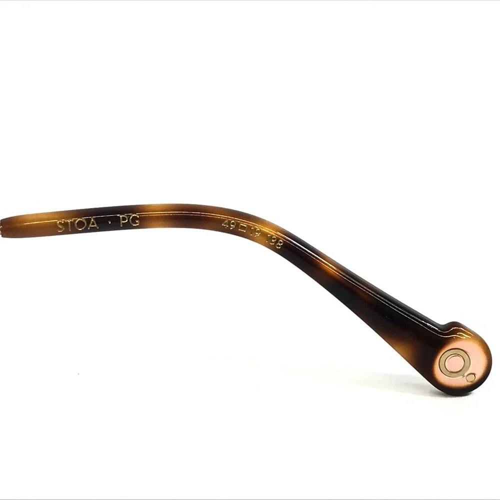 Etnia Barcelona Eyeglasses Frames STOA PG Pink Gold Matte Wire Rim 49-19-138